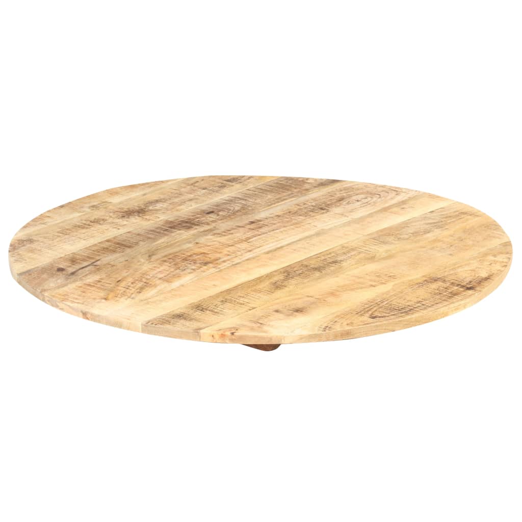 vidaXL Table Top Solid Mango Wood Round 15-16 mm 70 cm