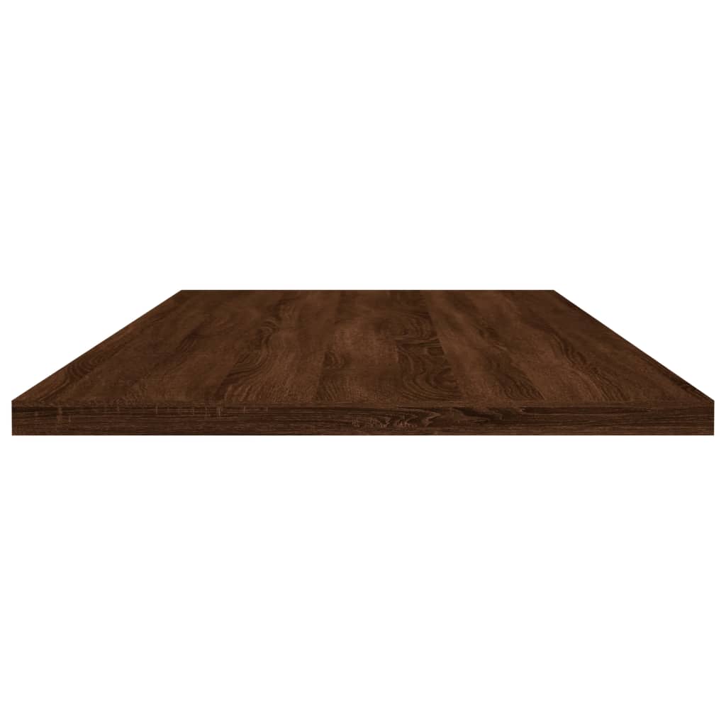 vidaXL Wall Shelves 4 pcs Brown Oak 100x30x1.5 cm Engineered Wood