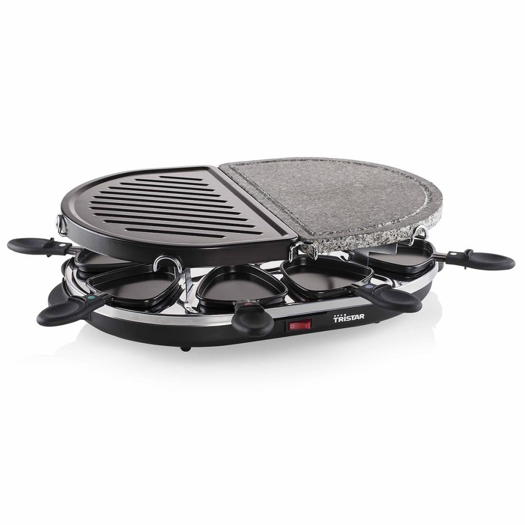 Tristar 8-Person Raclette Stone Grill RA-2946 1200 W