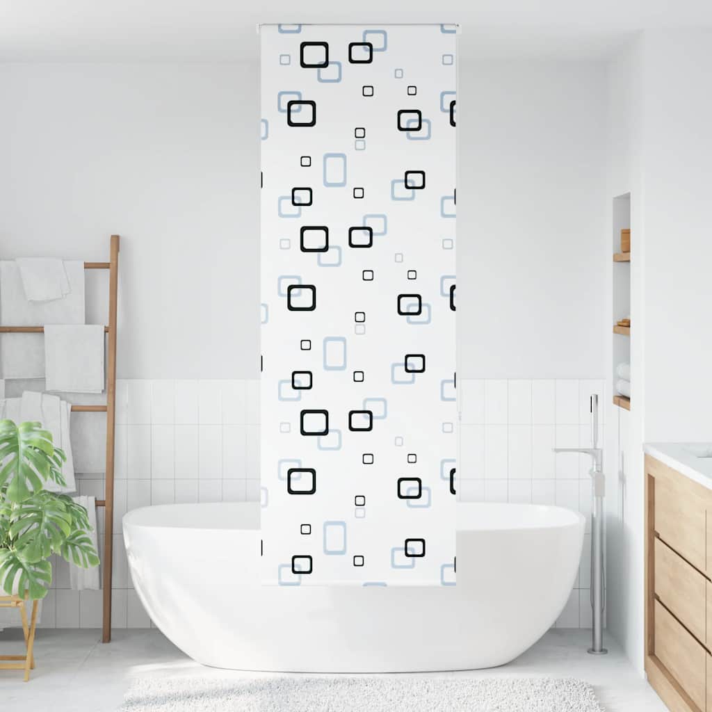 vidaXL Shower Roller Blind with Cassette 140x240 cm Fabric Width 136 cm