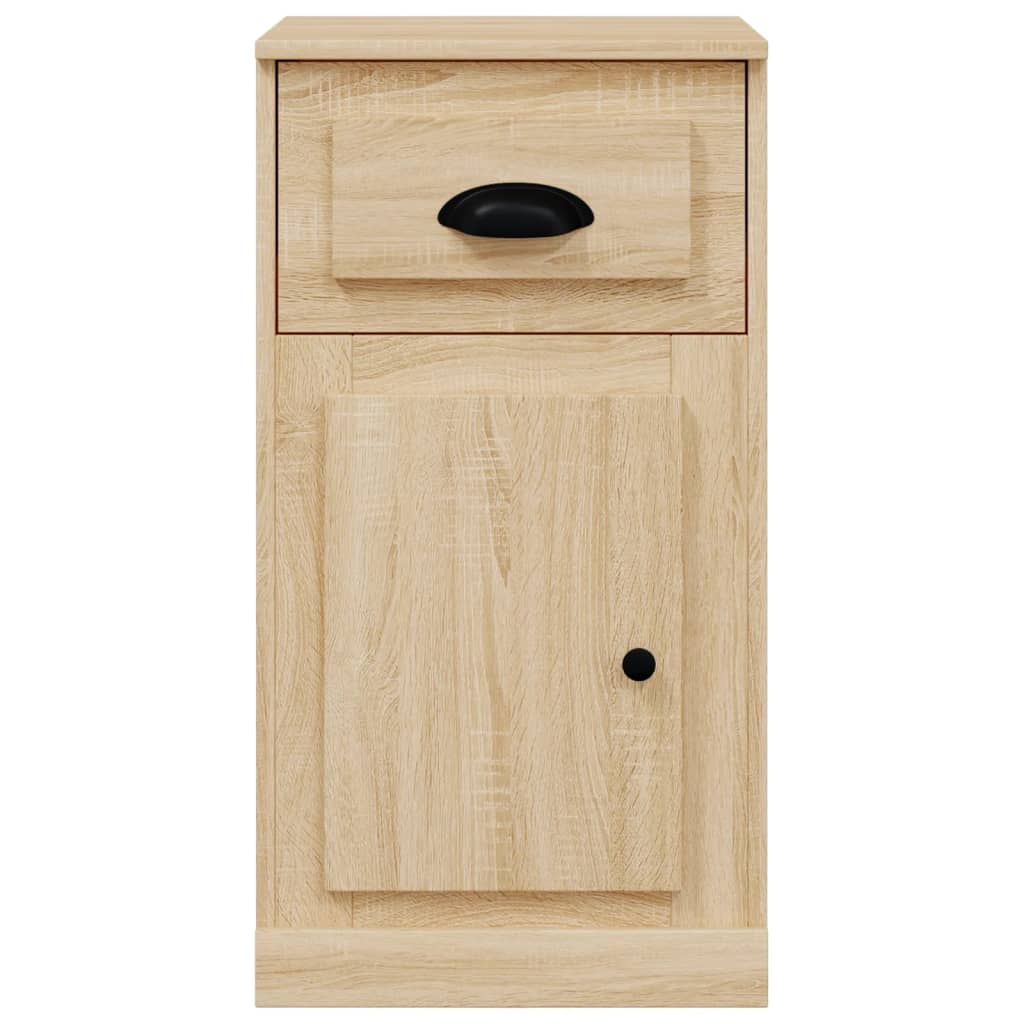 vidaXL Side Cabinet with Drawer Sonoma Oak 40x50x75 cm Engineered Wood