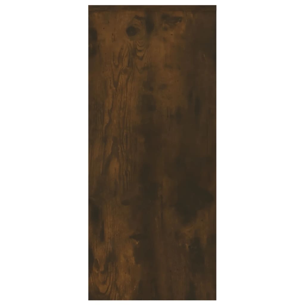vidaXL Sideboard Smoked Oak 102x33x75 cm Engineered Wood