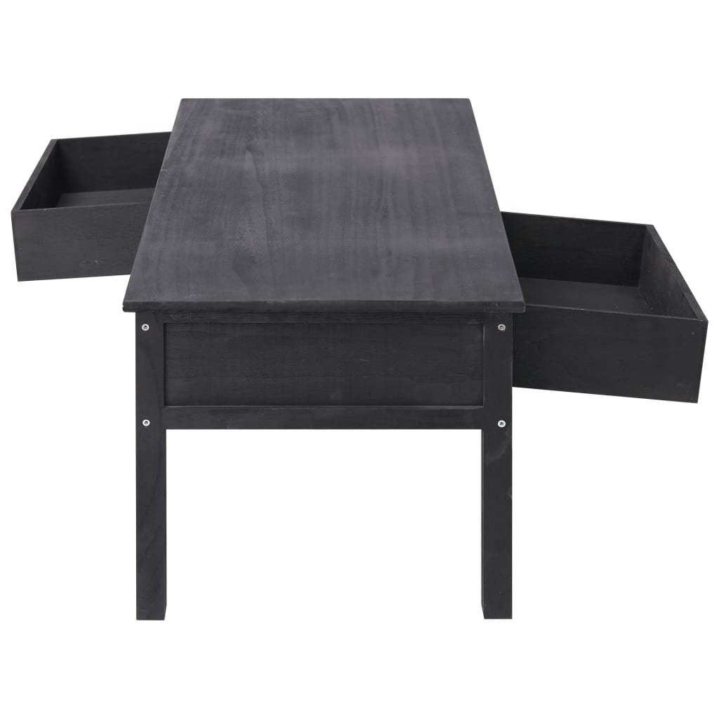 vidaXL Coffee Table Black 100x50x45 cm Wood