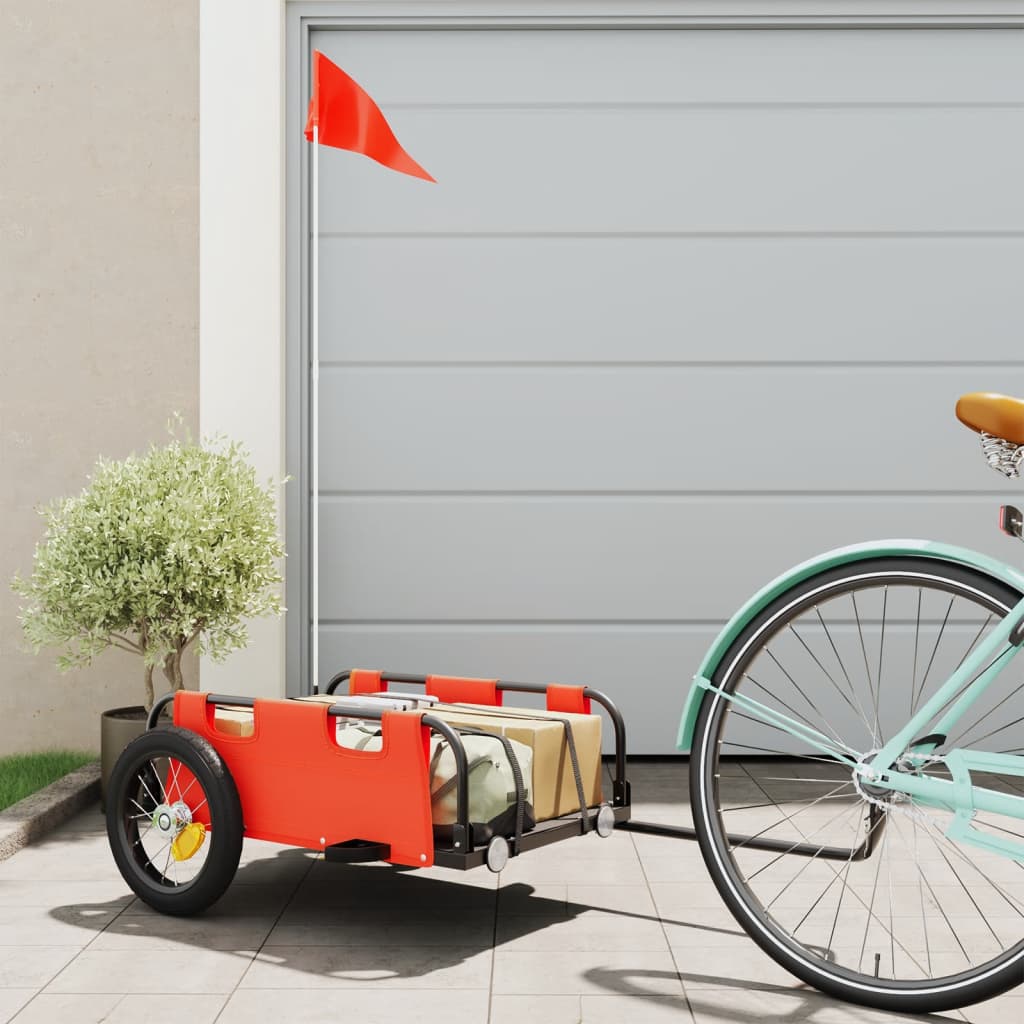 Via velo bike trailer hotsell orange