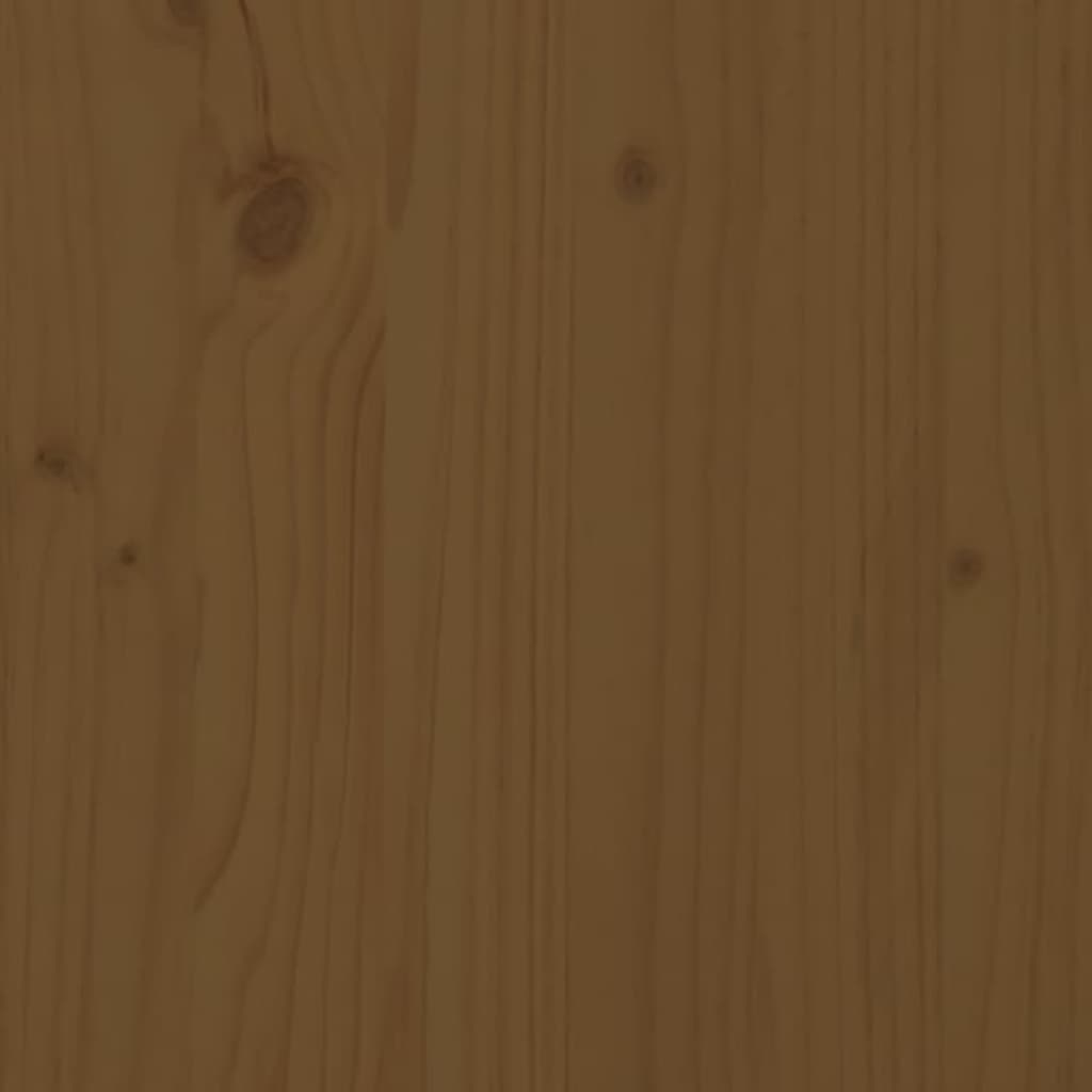 vidaXL Bed Headboard Honey Brown 95.5x4x100 cm Solid Pine Wood