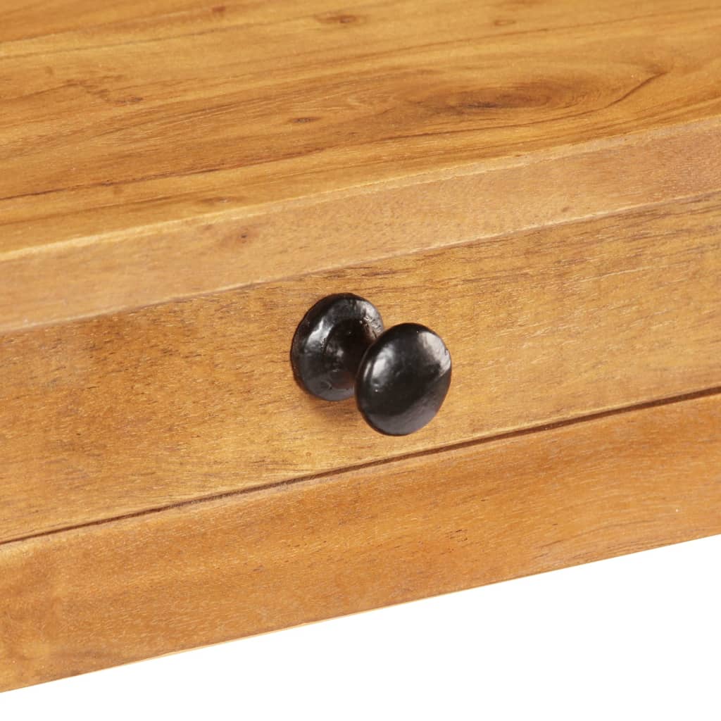 vidaXL Console Table 100x40x76 cm Solid Acacia Wood