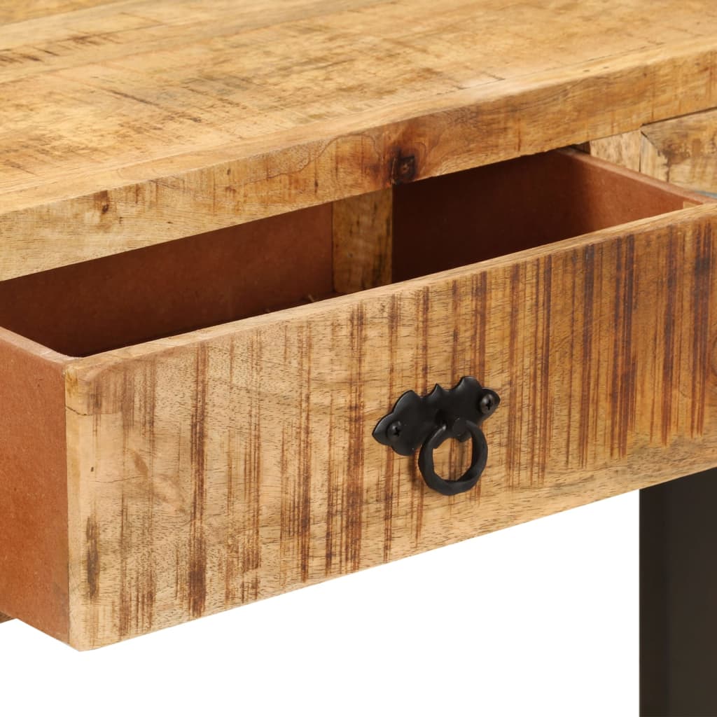 vidaXL Console Table 110x30x76 cm Solid Mango Wood