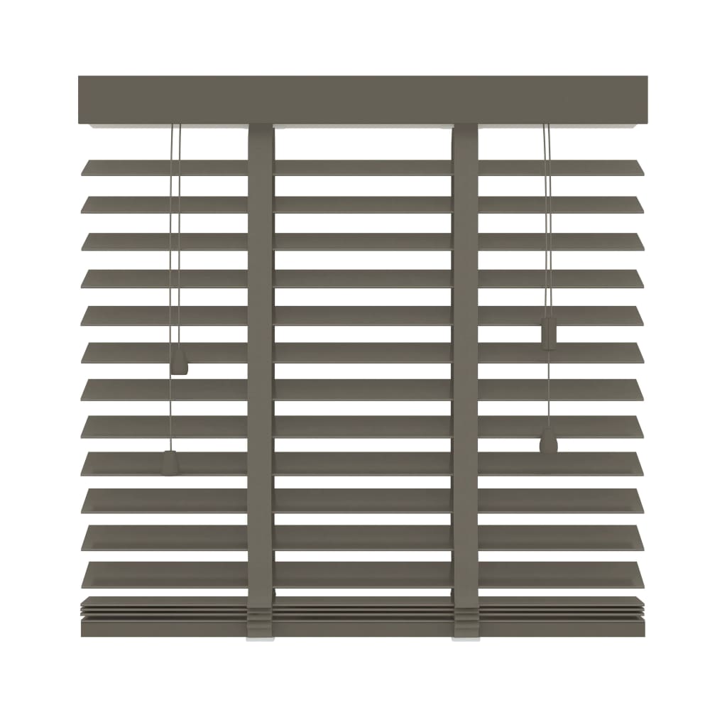 Decosol Horizontal Blinds Wood 50 mm 140x180 cm Taupe