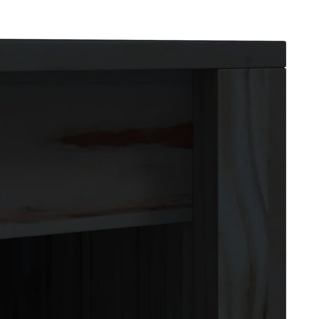 vidaXL Outdoor Kitchen Cabinet Black 55x55x92 cm Solid Wood Pine
