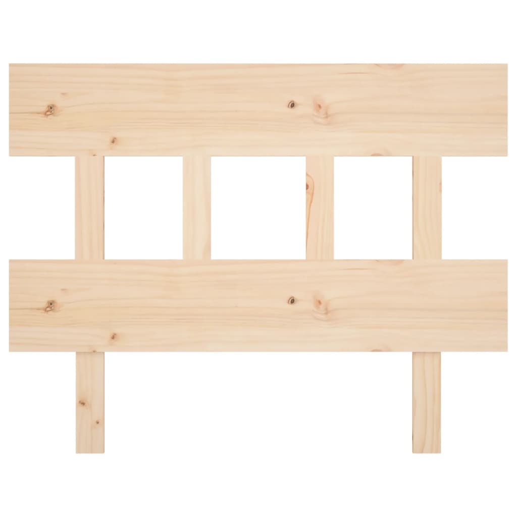 vidaXL Bed Headboard 93.5x3x81 cm Solid Wood Pine