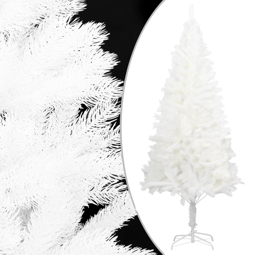 vidaXL Artificial Christmas Tree Lifelike Needles White 120 cm