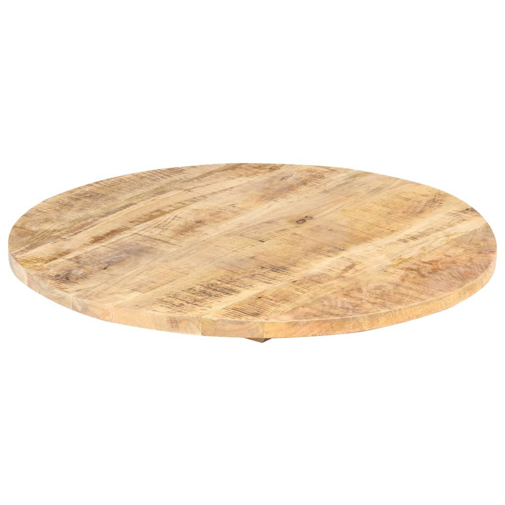 vidaXL Table Top Solid Mango Wood Round 25-27 mm 70 cm