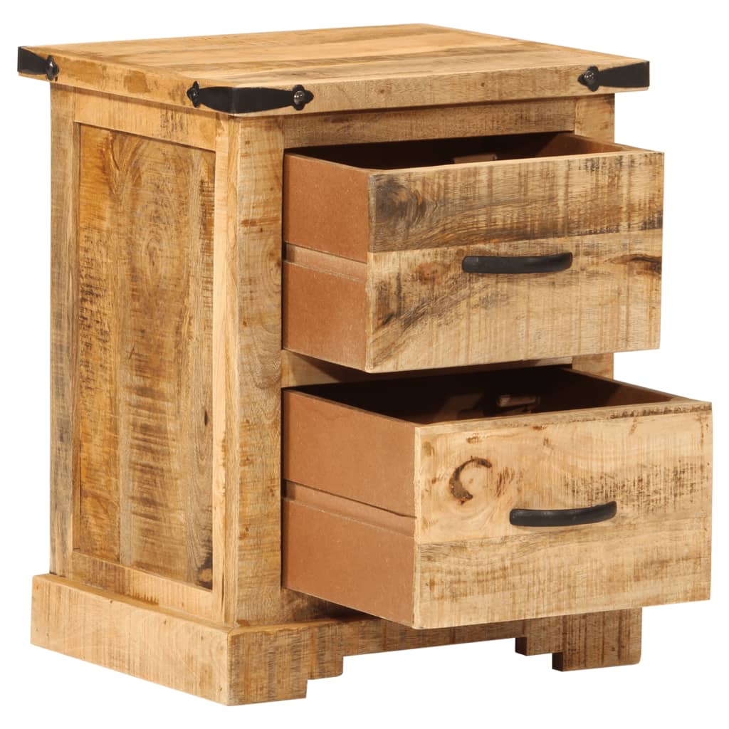 vidaXL Bedside Cabinet 40x35x50 cm Solid Wood Mango