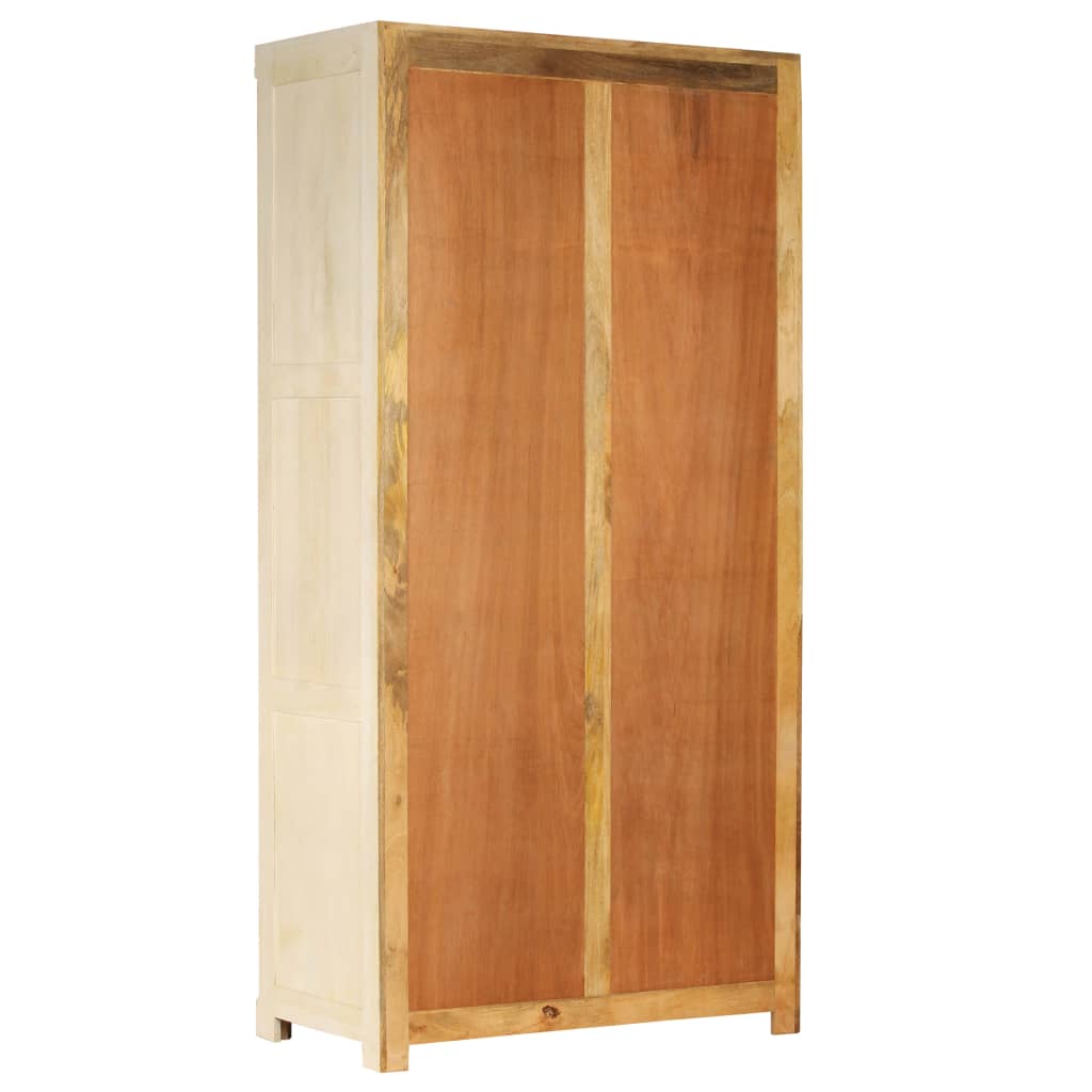 vidaXL Wardrobe Solid Mango Wood 100x50x200 cm
