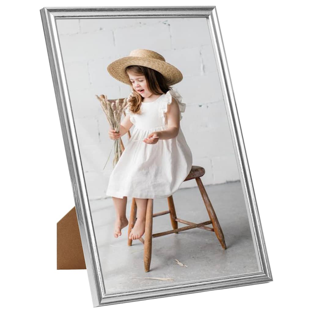 vidaXL Photo Frames Collage 3 pcs for Wall or Table Silver 70x90cm MDF