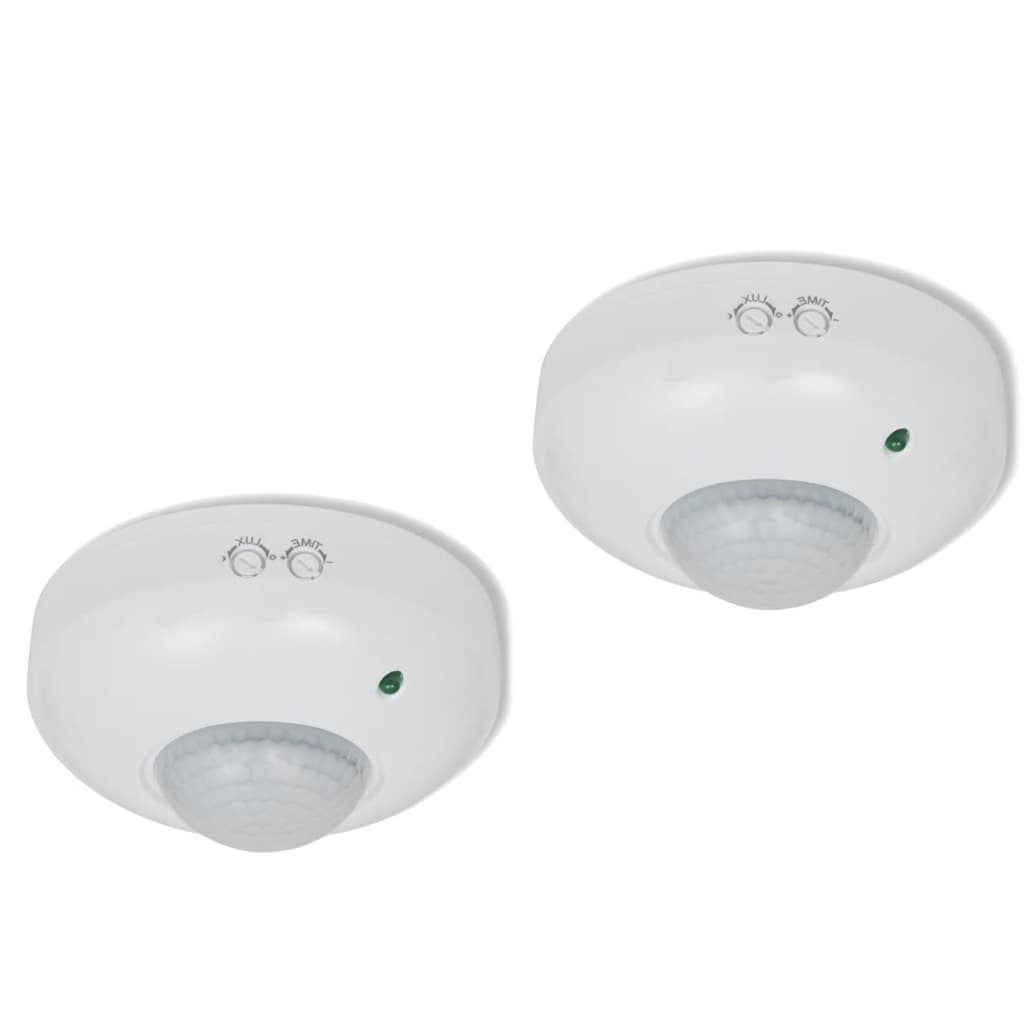 2 pcs Ceiling Mounted Infrared Motion Detectors
