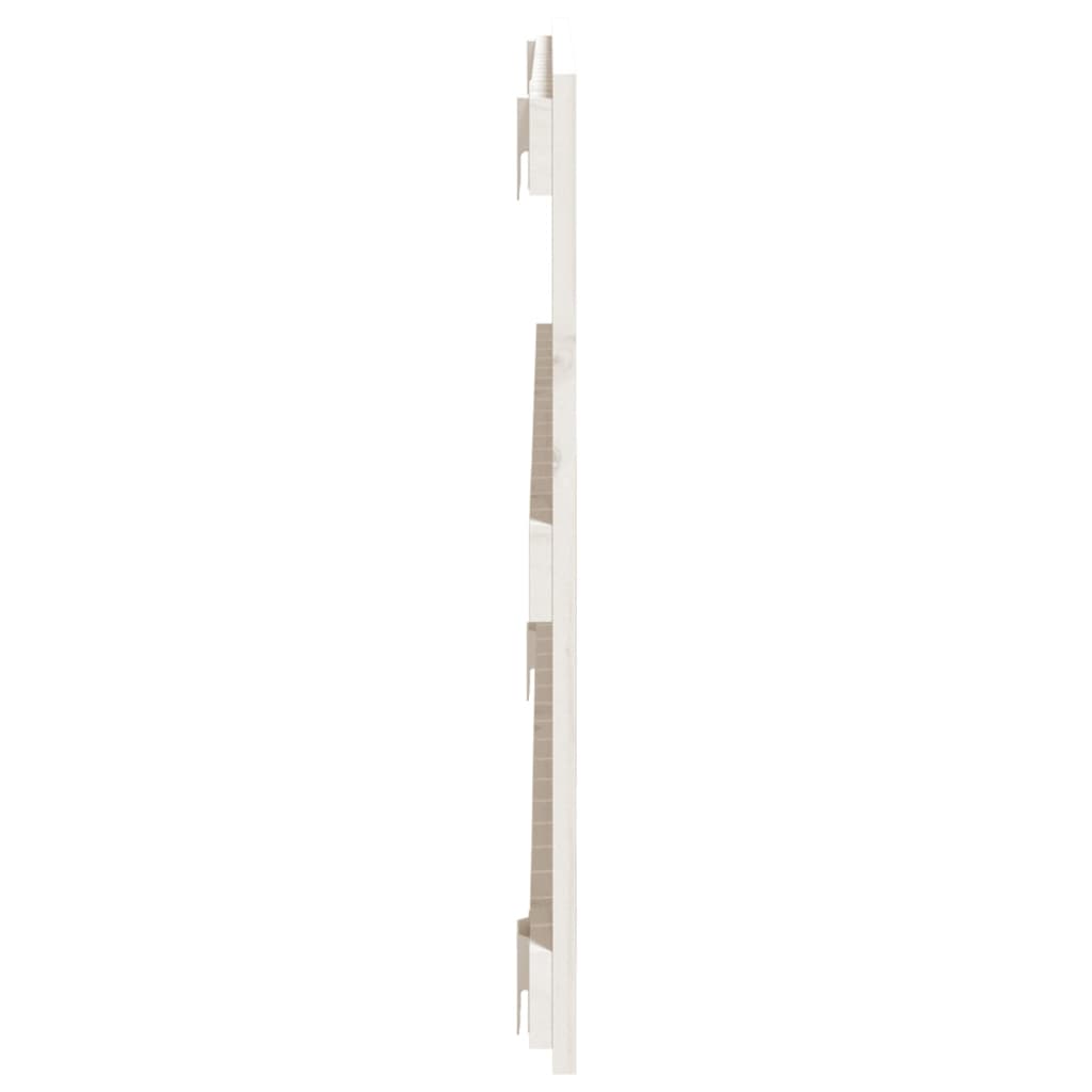 vidaXL Wall Headboard White 95.5x3x60 cm Solid Wood Pine