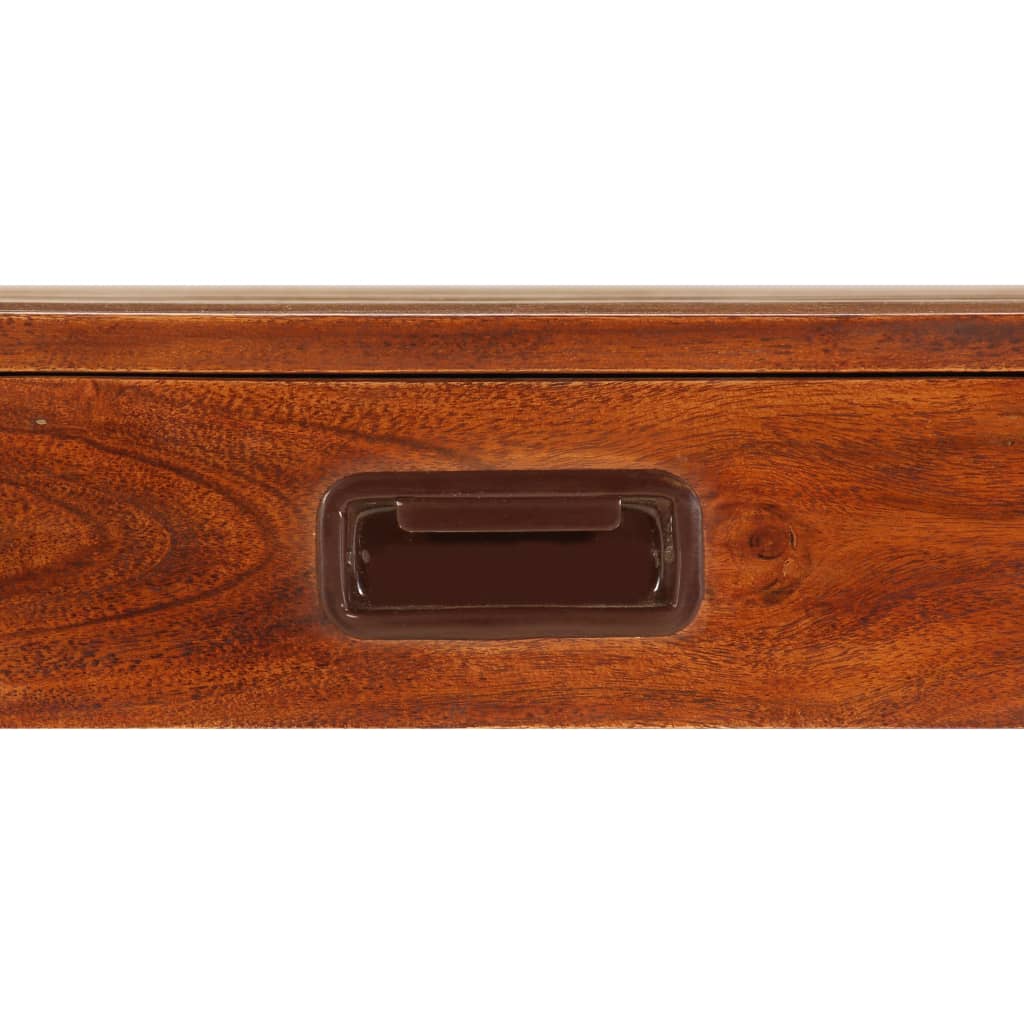 vidaXL Desk Solid Acacia Wood Honey Finish 110x50x76 cm