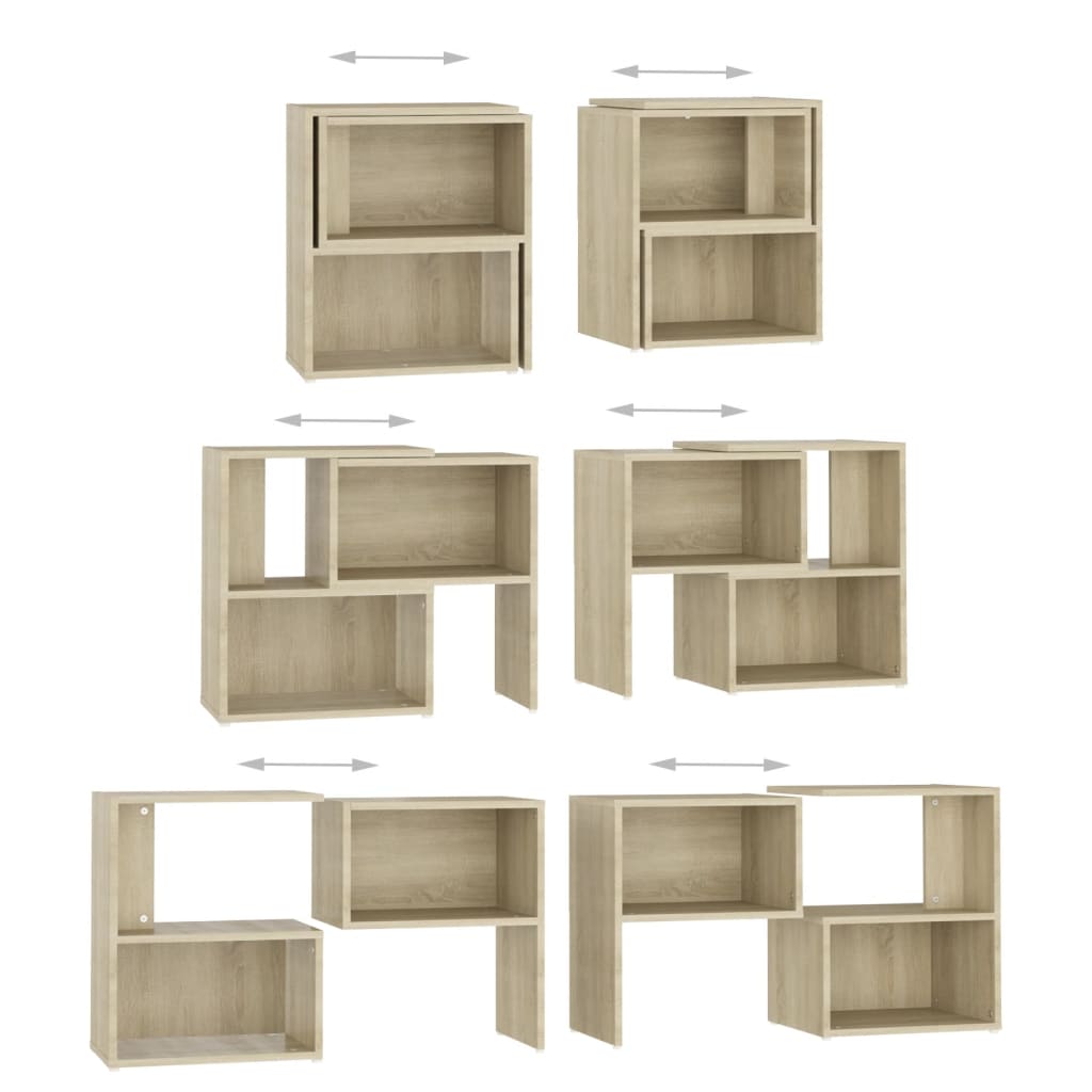 vidaXL TV Cabinet Sonoma Oak 104x30x52 cm Engineered Wood
