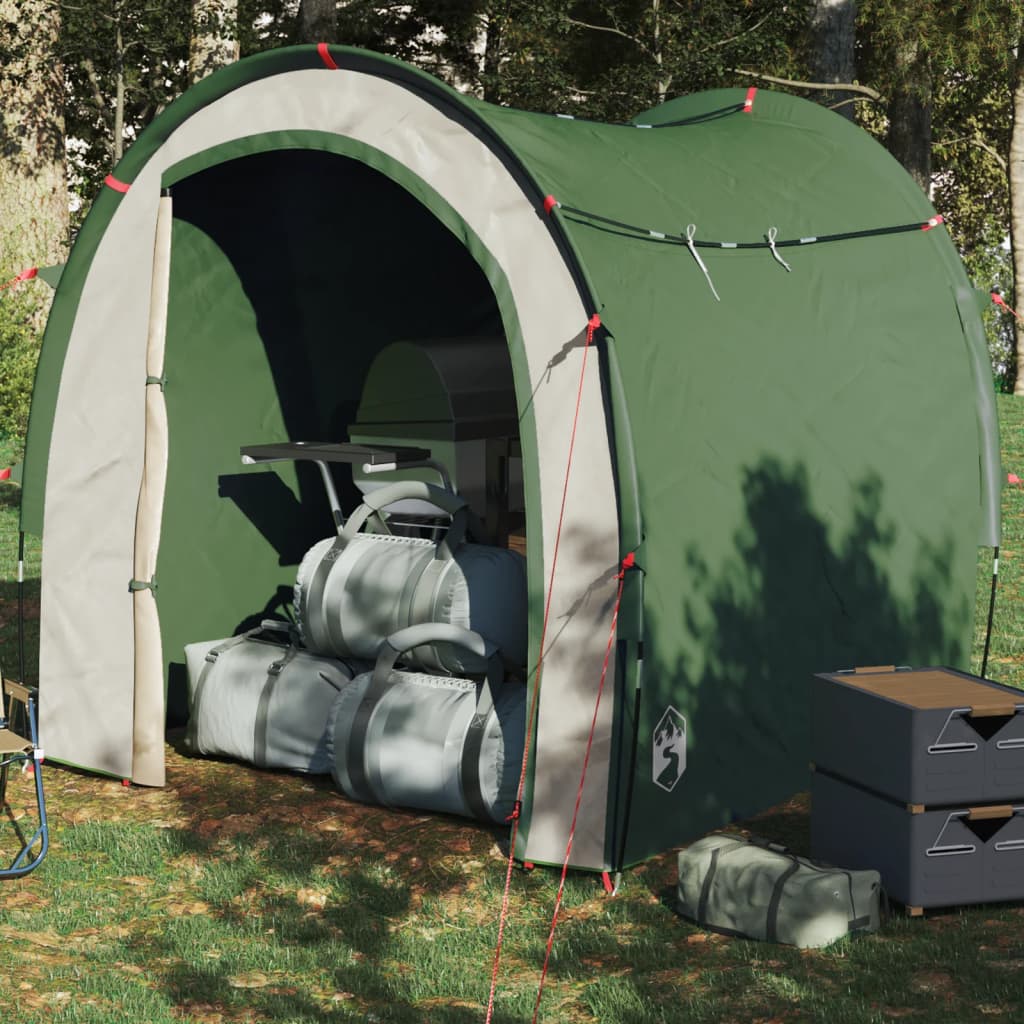 vidaXL Storage Tent Green 204x183x178 cm 185T Taffeta