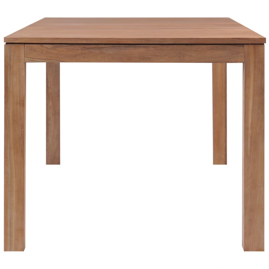 vidaXL Dining Table Solid Teak Wood with Natural Finish 180x90x76 cm