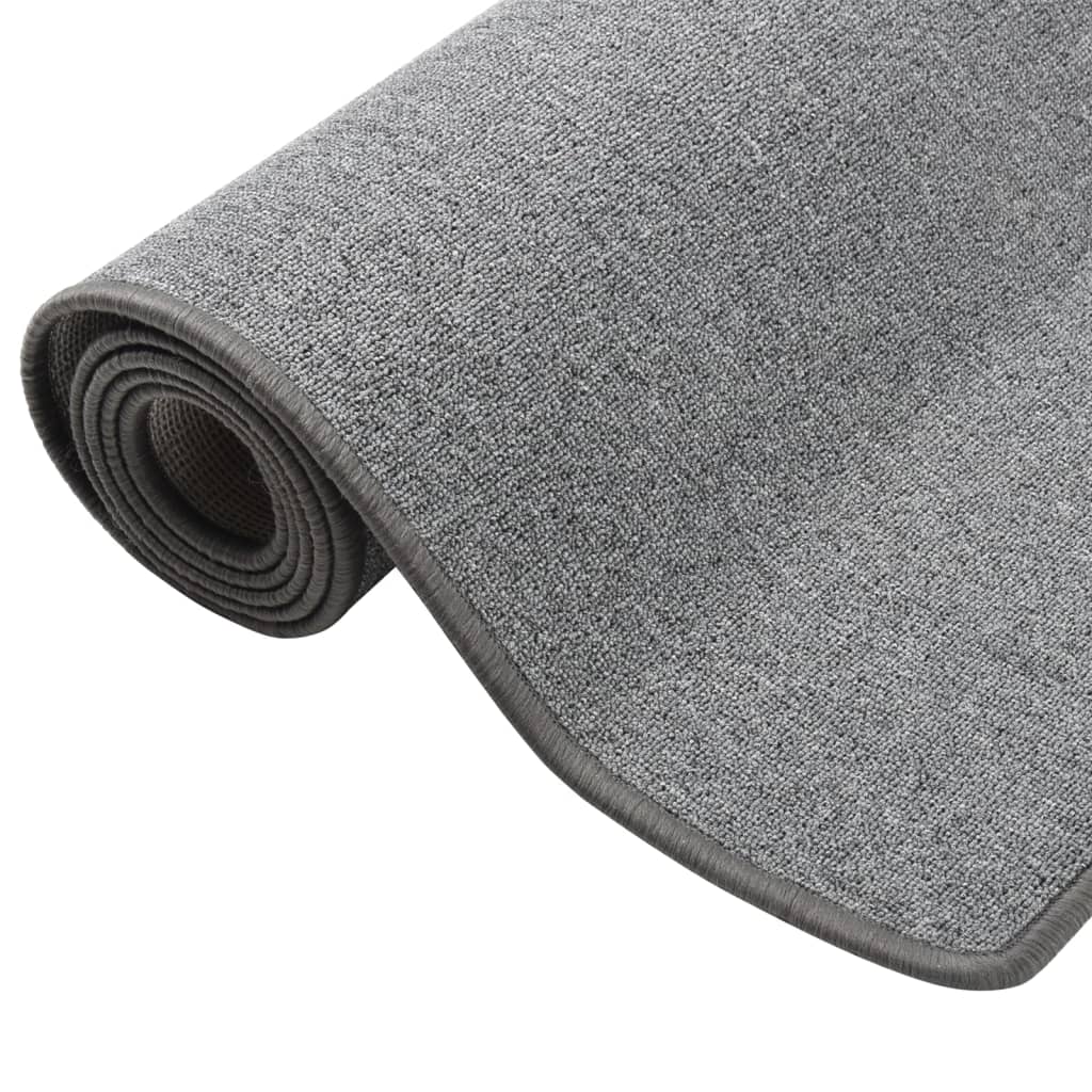 vidaXL Carpet Runner Dark Grey 50x300 cm