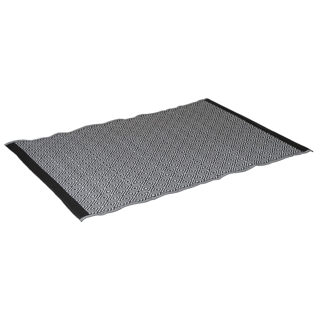Bo-Camp Outdoor Rug Chill mat Beach 1.8x1.2 m Black and White
