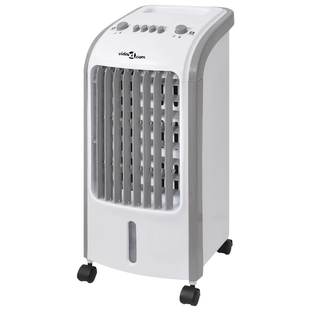 vidaXL Portable Air Cooler 80 W 4 L 270 m³/h 25x26x56 cm