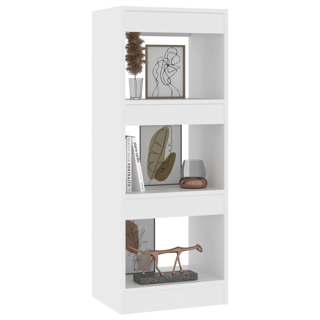 vidaXL Book Cabinet/Room Divider White 40x30x103 cm Engineered Wood