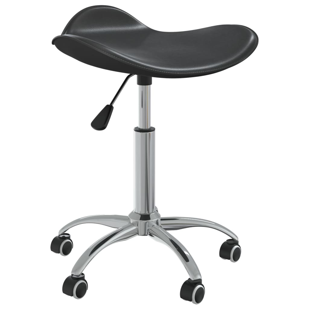 vidaXL Office Chair Black Faux Leather