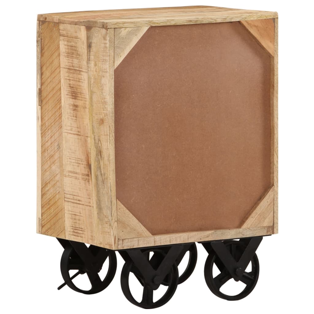 vidaXL Bedside Cabinet 40x30x57 cm Solid Mango Wood
