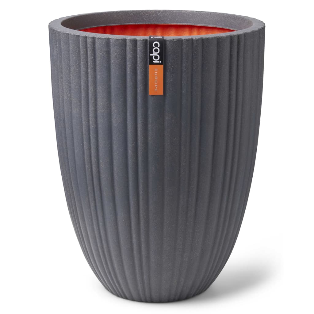 Capi Vase Urban Tube Elegant Low 55x73 cm Dark Grey