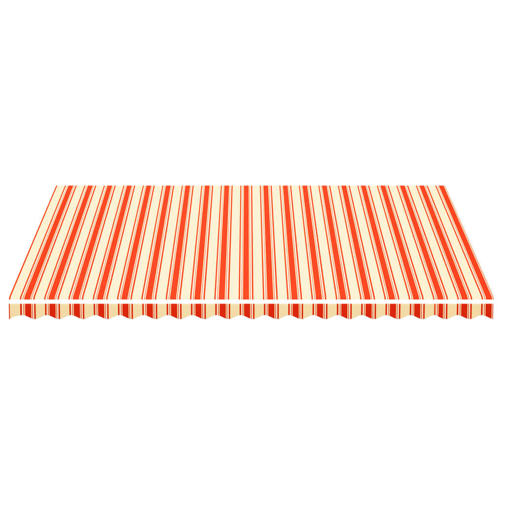 vidaXL Replacement Fabric for Awning Yellow and Orange 5x3.5 m