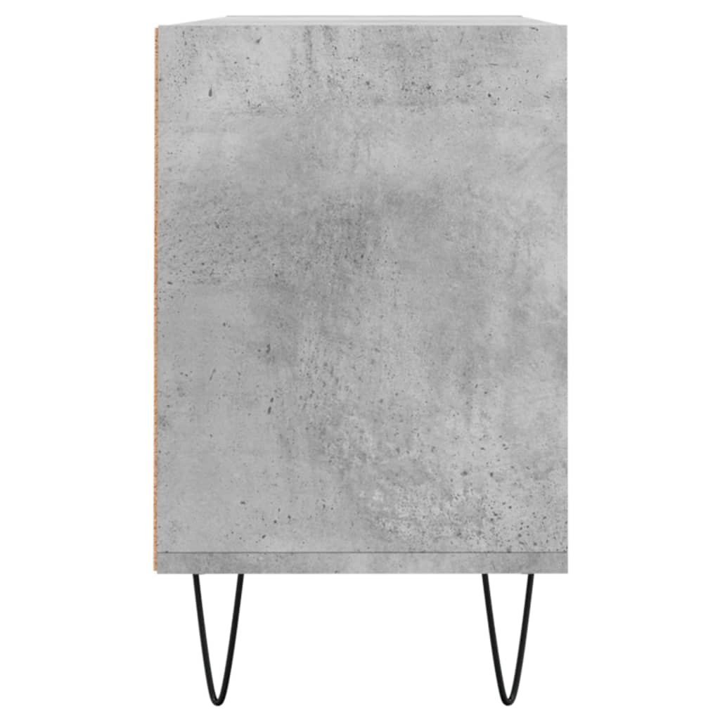 vidaXL TV Cabinet Concrete Grey 103.5x30x50 cm Engineered Wood