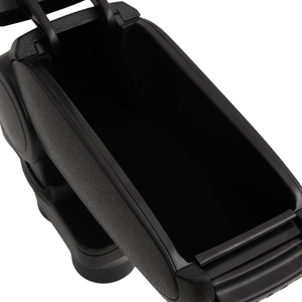 vidaXL Car Armrest Black 12x36x(31-46) cm ABS