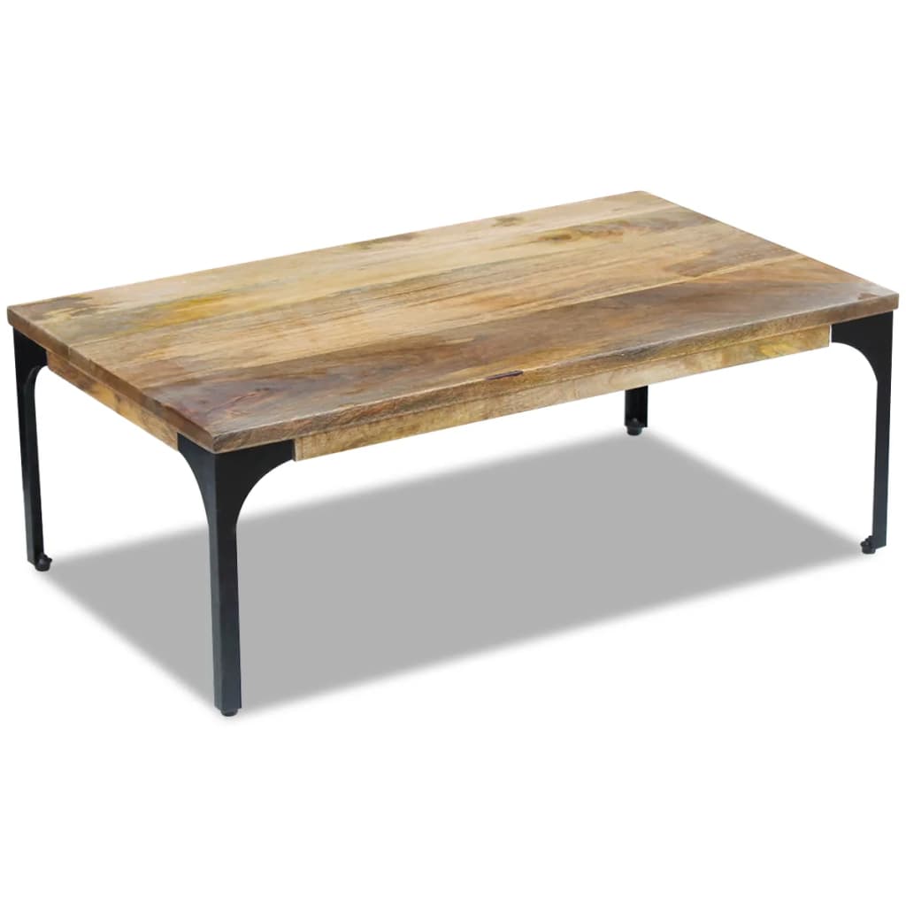 vidaXL Coffee Table Mango Wood 100x60x35 cm