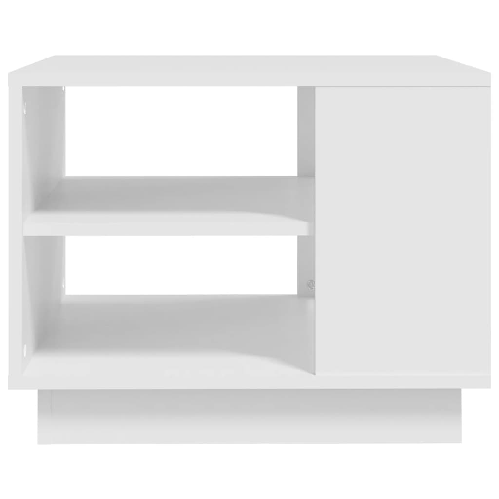 vidaXL Coffee Table White 55x55x43 cm Engineered Wood