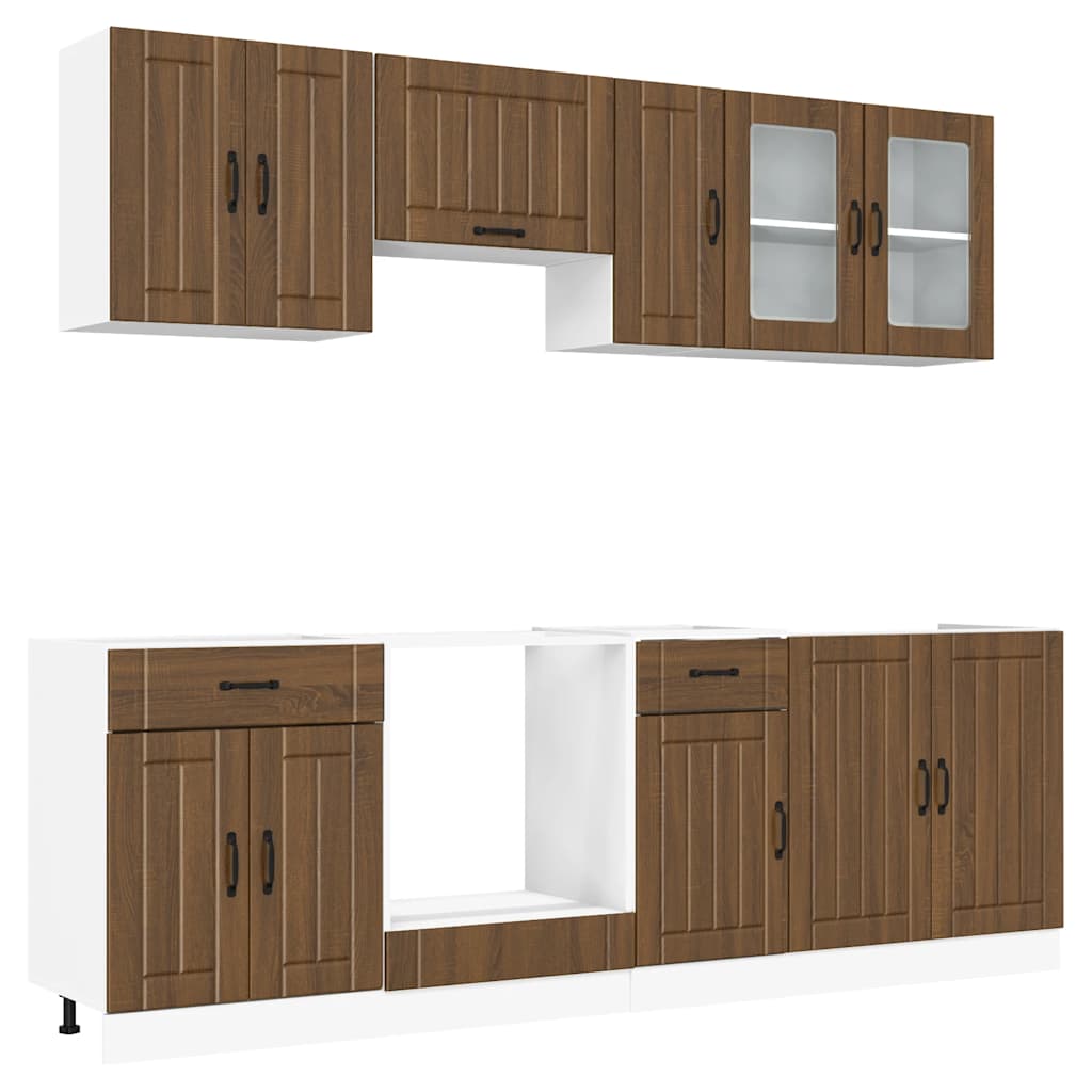 Indaplovės Skydelis "Lucca" Sonoma Oak Engineered Wood, Modelis - View #6