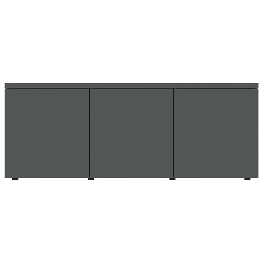vidaXL TV Cabinet Grey 80x34x30 cm Engineered Wood