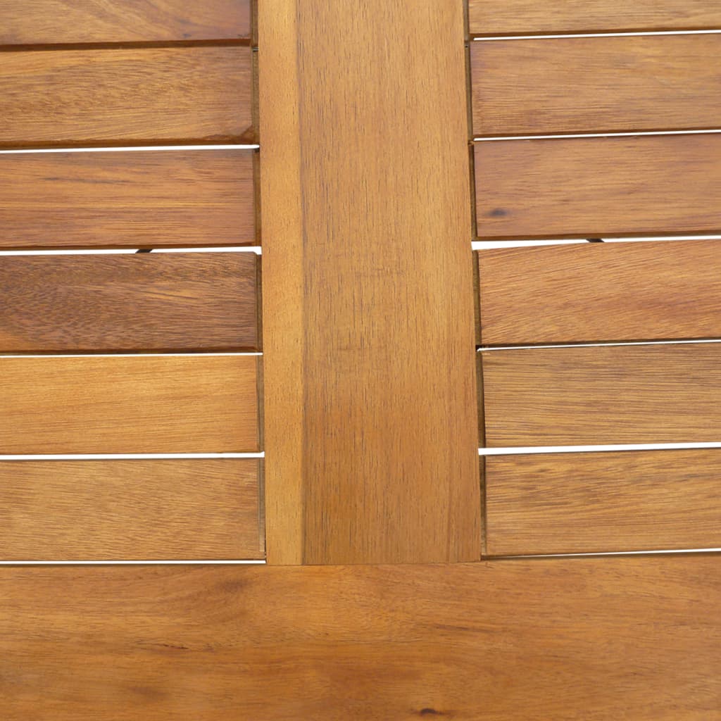 vidaXL Folding Garden Table 120x70x74 cm Solid Acacia Wood