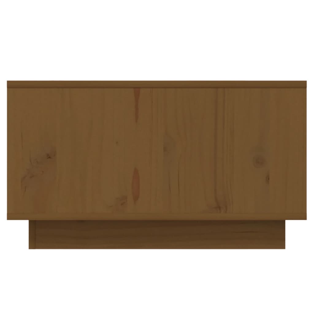 vidaXL Coffee Table Honey Brown 55x56x32 cm Solid Wood Pine
