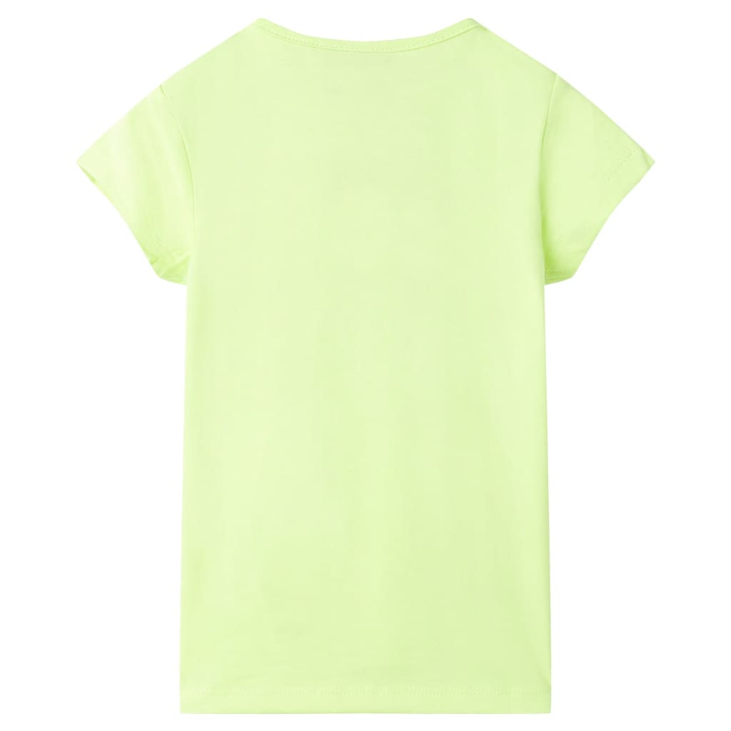 Kids' T-shirt Fluo Yellow 140