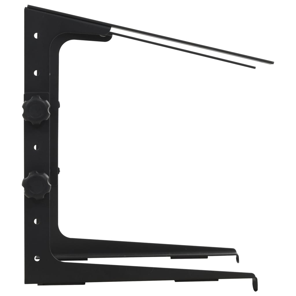 vidaXL Laptop Stand Black 30.5x28x(24.5-37.5) cm Steel