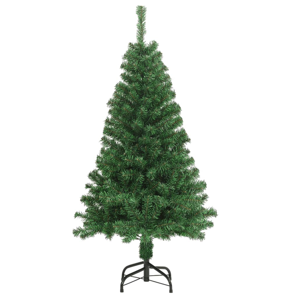 vidaXL Artificial Christmas Tree with Thick Branches Green 150 cm PVC