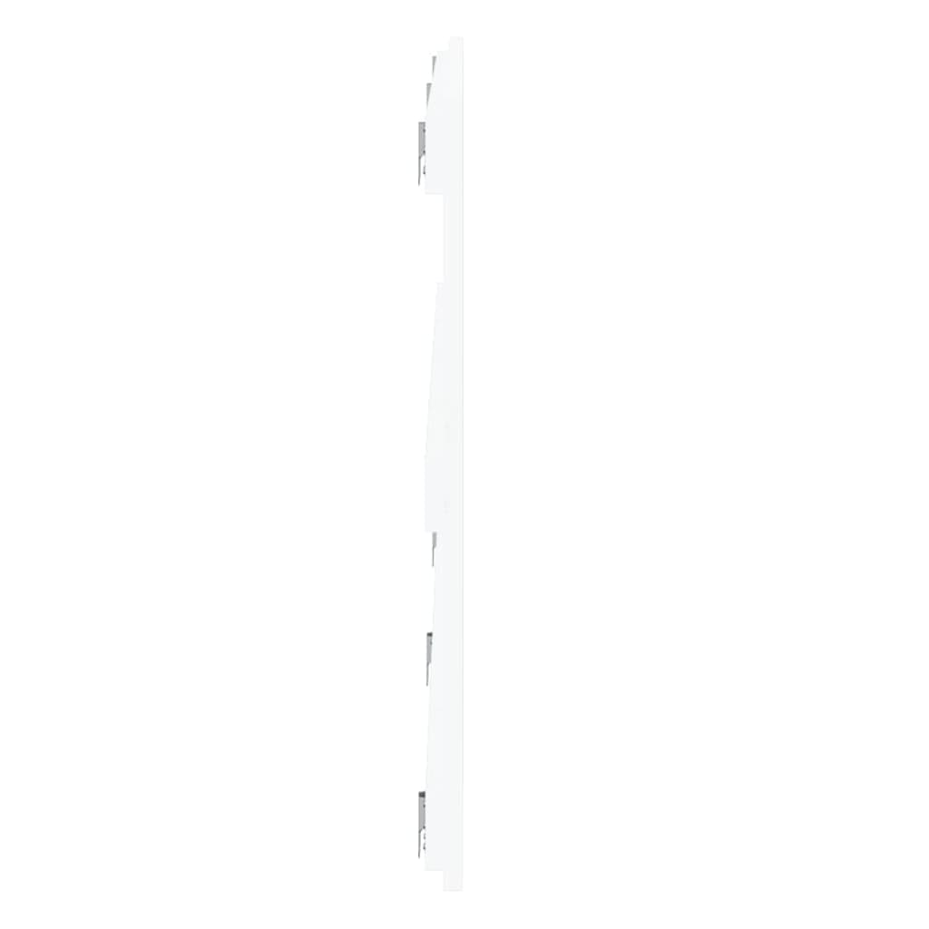 vidaXL Wall Headboard White 204x3x60 cm Solid Wood Pine
