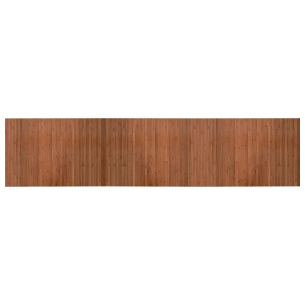 vidaXL Rug Rectangular Brown 70x300 cm Bamboo