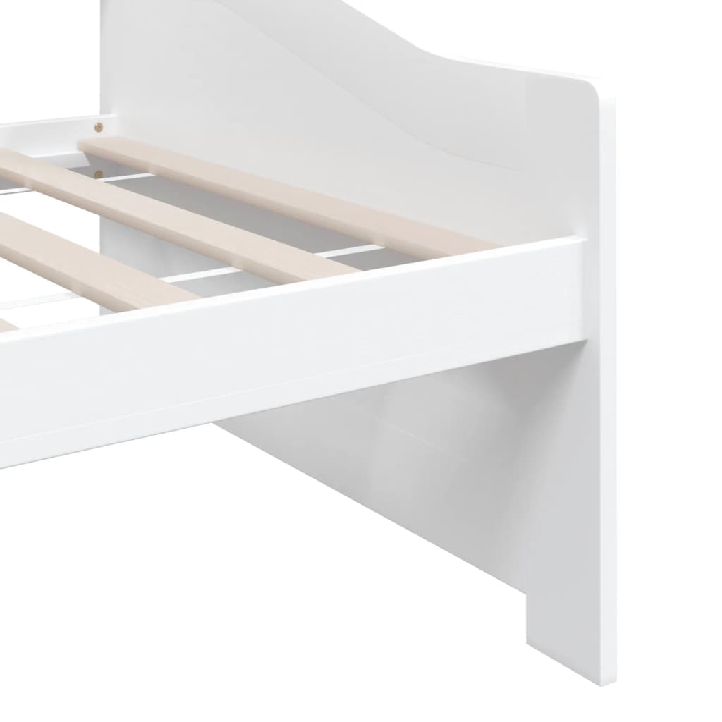 vidaXL 3-Seater Day Bed White Solid Pinewood 90x200 cm