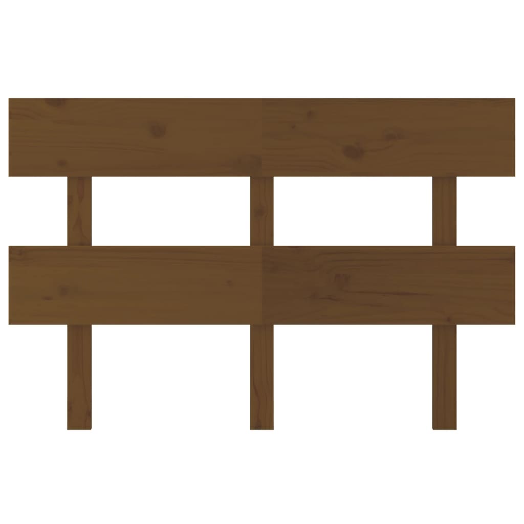 vidaXL Bed Headboard Honey Brown 138x3x81 cm Solid Wood Pine
