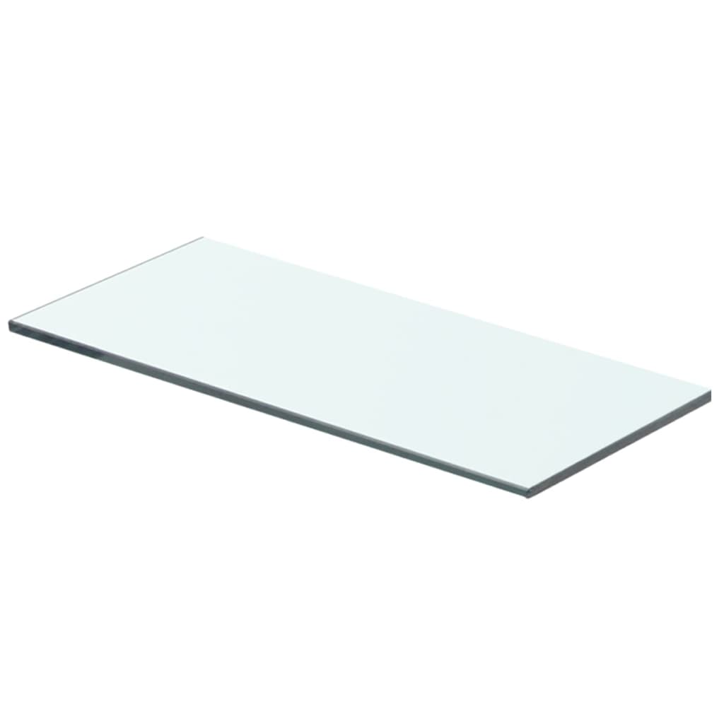 vidaXL Shelves 2 pcs Panel Glass Clear 40x12 cm