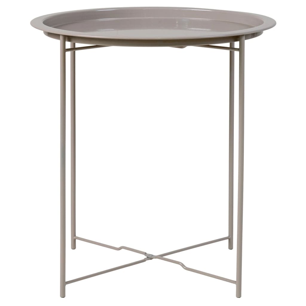 House Nordic Side Table Anne 47 cm Round Grey Beige